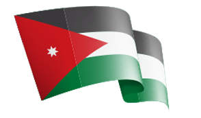 Vlag Jordanie